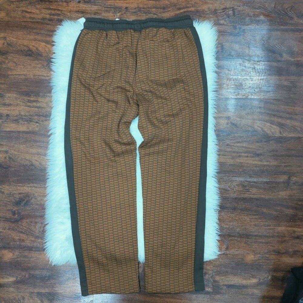 NWT Gap x Dapper Dan DAP GAP Unisex M/L Houndstooth Hoodie & Pant Set Brown/Gold - Picture 9 of 16